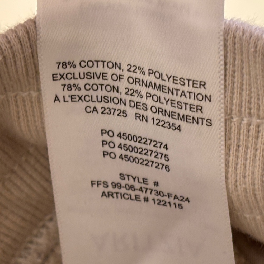 Aritzia Taupe Wide-Leg Track Pants - Picture 13 of 13